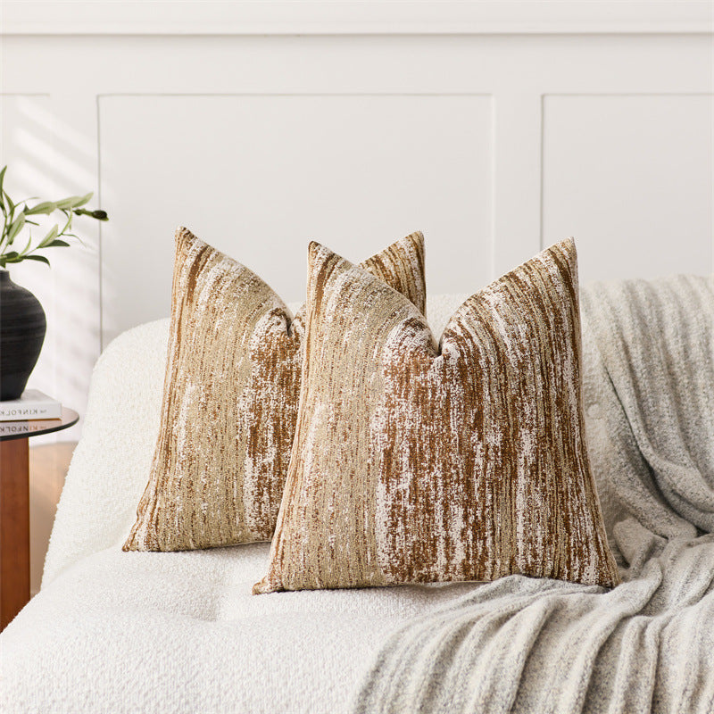 Textured Woven Throw Pillow Cover
