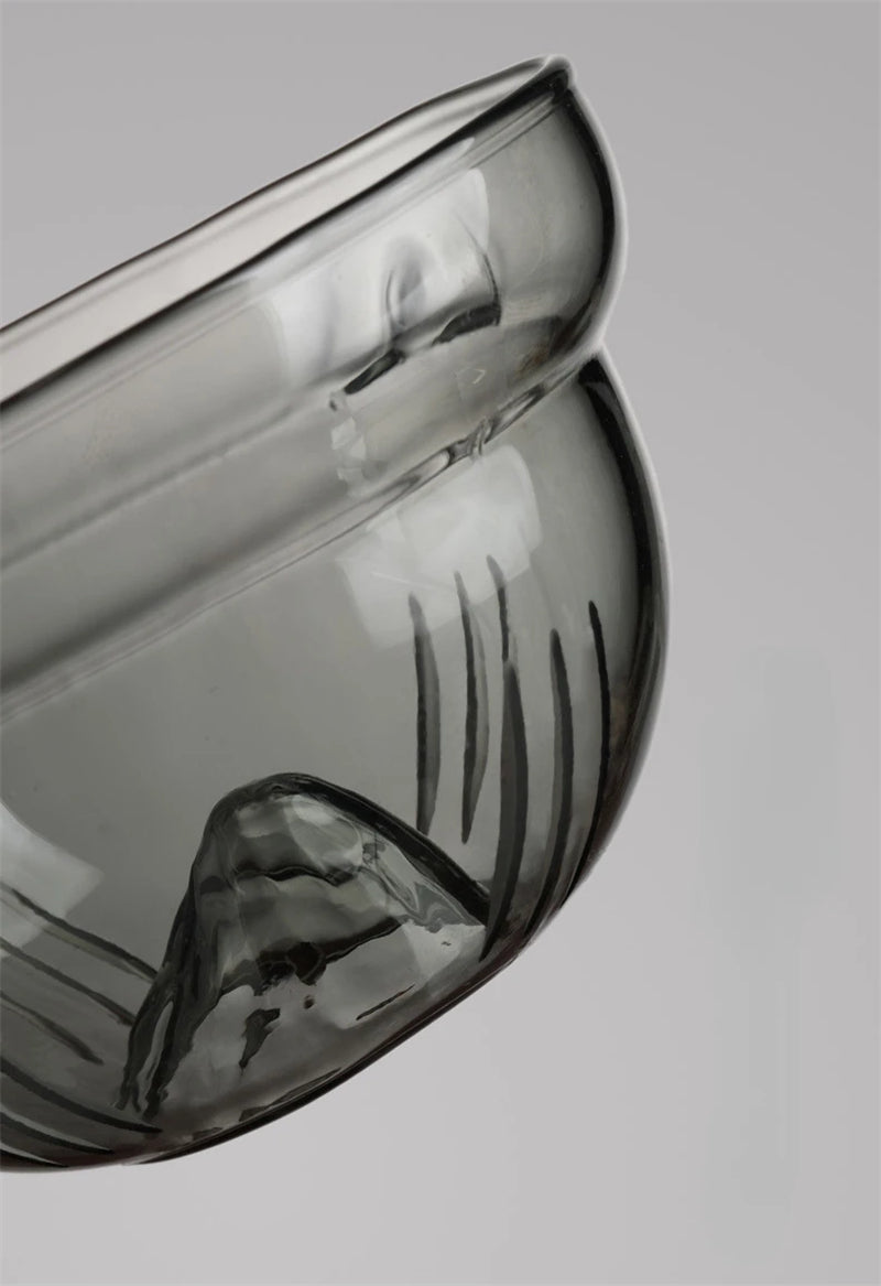 Double-Wall Glass Teapot with Wooden Handle