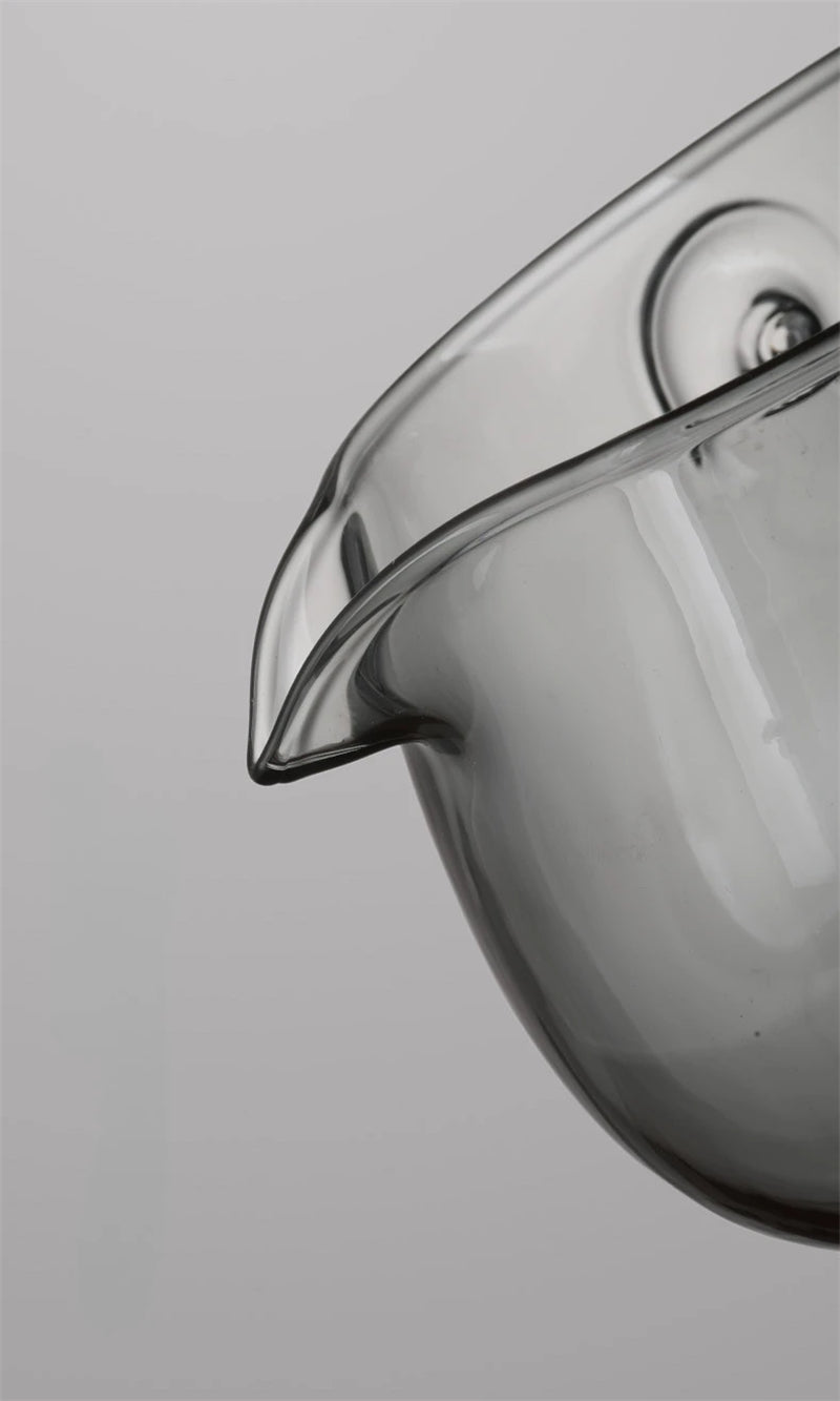 Double-Wall Glass Teapot with Wooden Handle