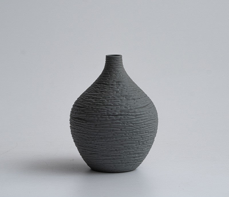 Artisan Textured Ceramic Vase