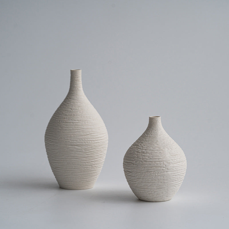 Artisan Textured Ceramic Vase