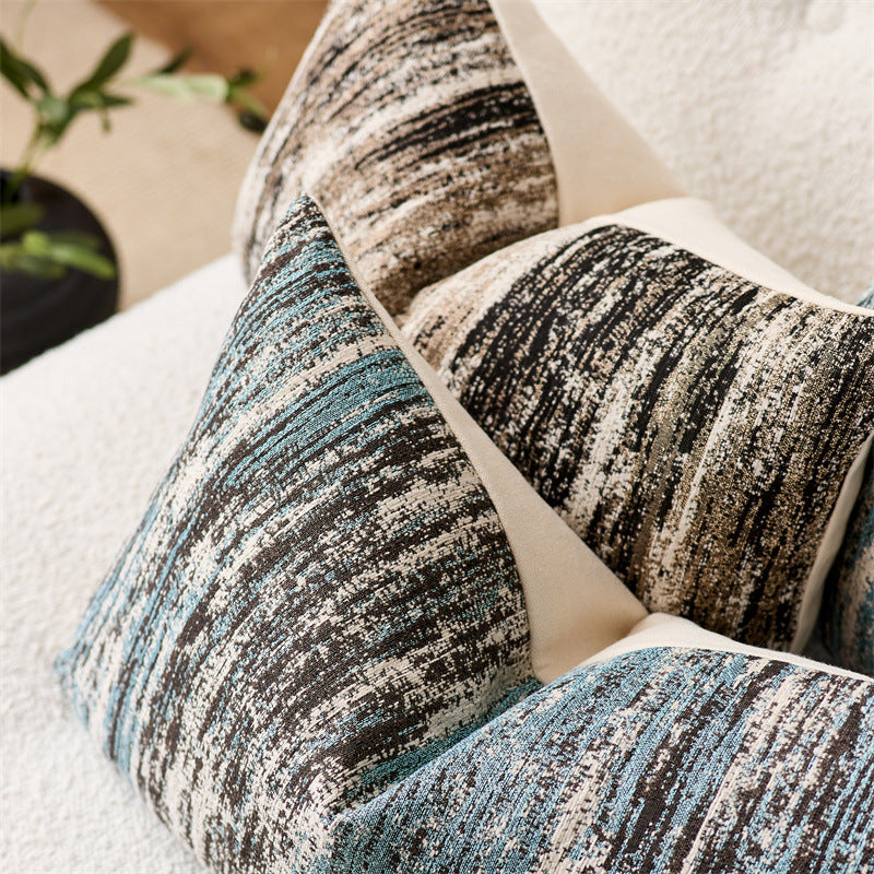 Textured Woven Throw Pillow Cover