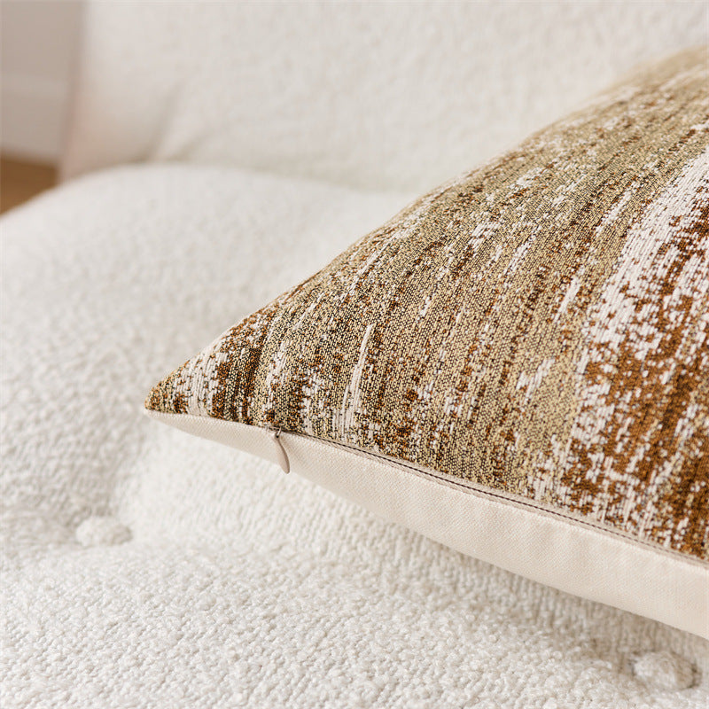 Textured Woven Throw Pillow Cover