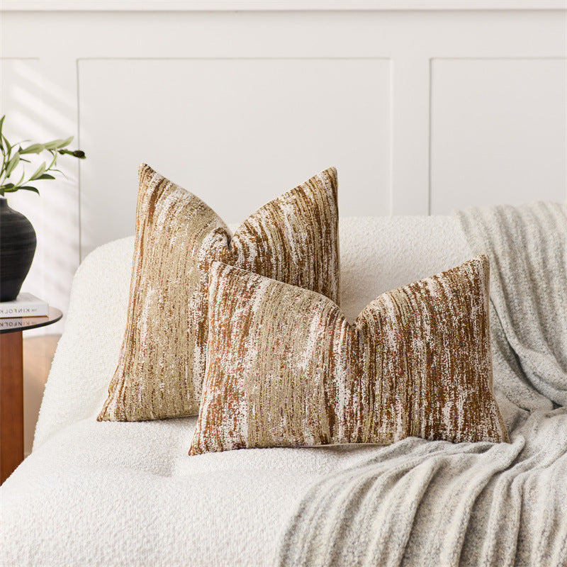 Textured Woven Throw Pillow Cover