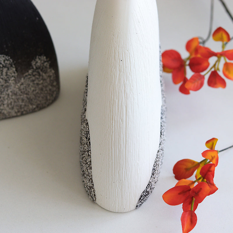 Artisan Mountain Landscape Ceramic Vase