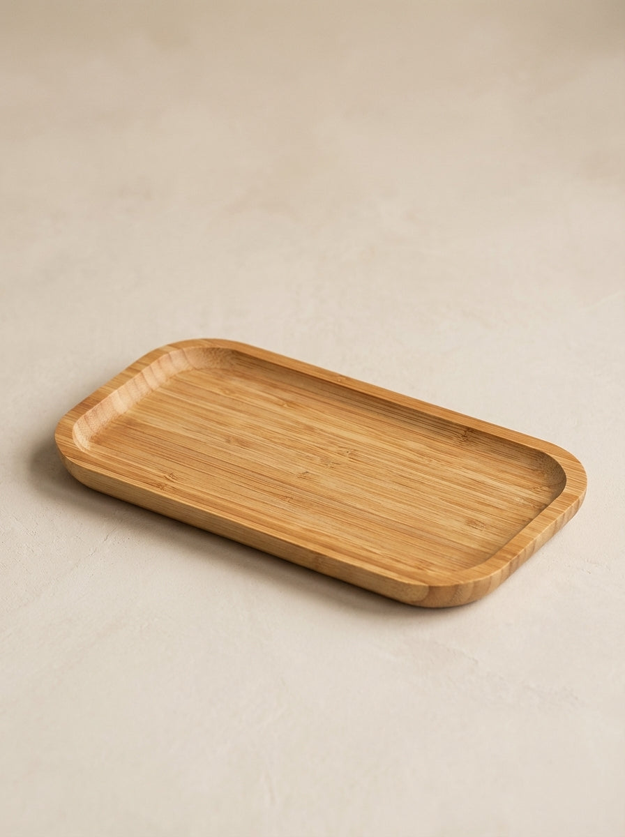 Natural Bamboo Serving Tray