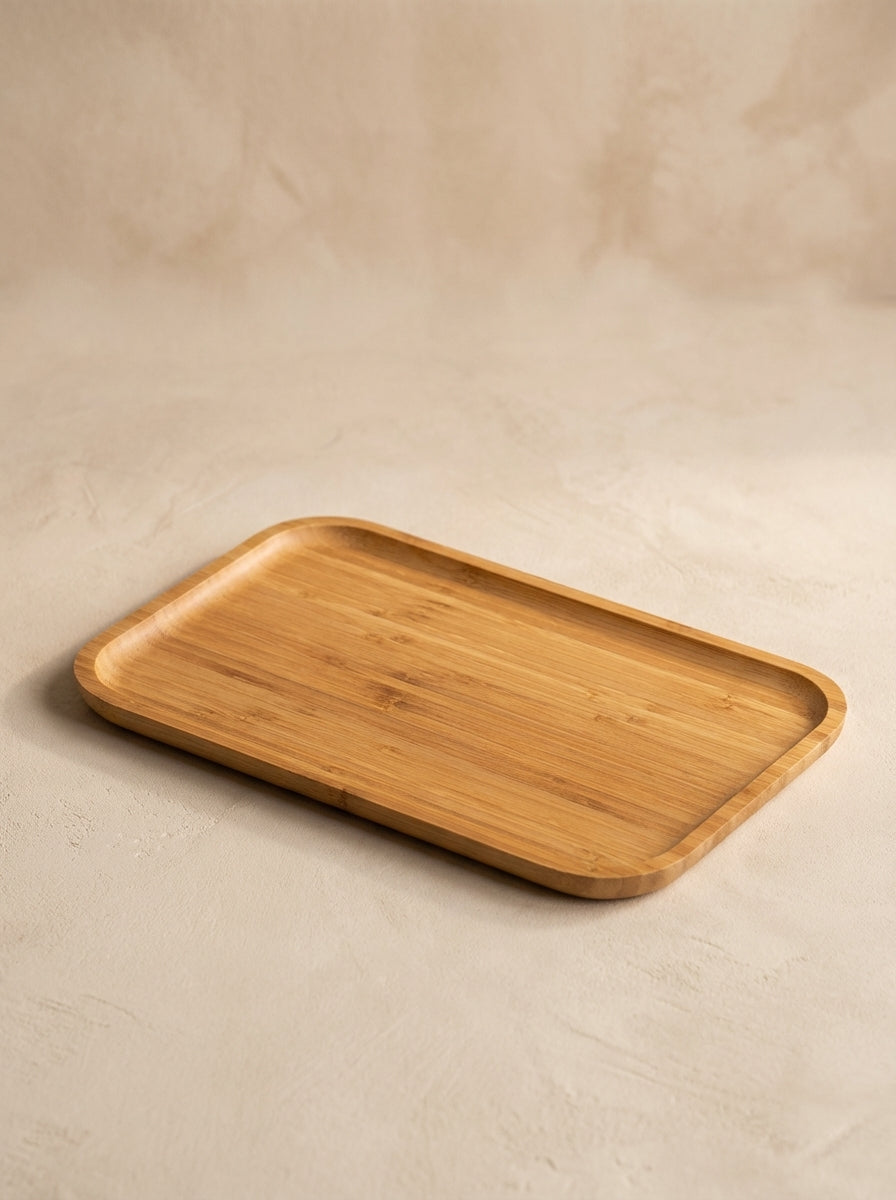 Natural Bamboo Serving Tray