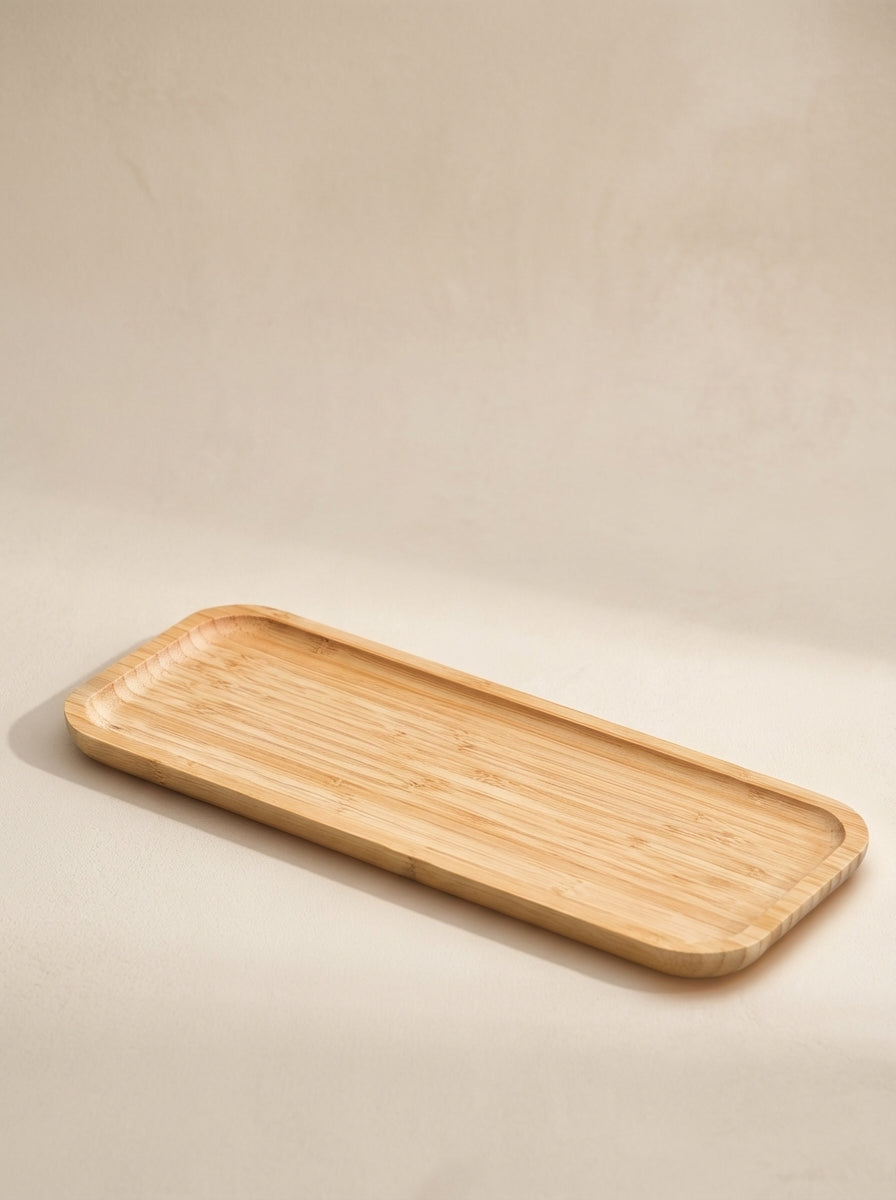 Natural Bamboo Serving Tray