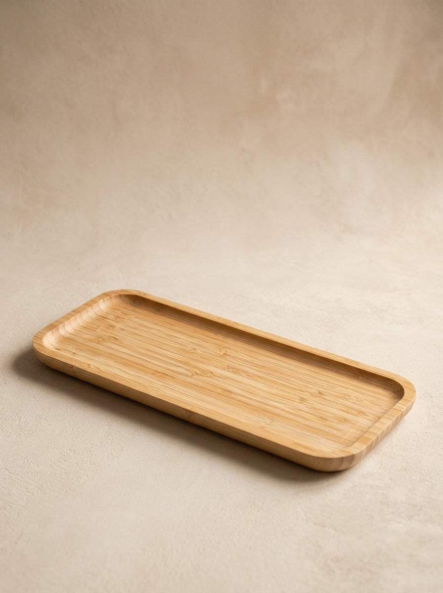 Natural Bamboo Serving Tray