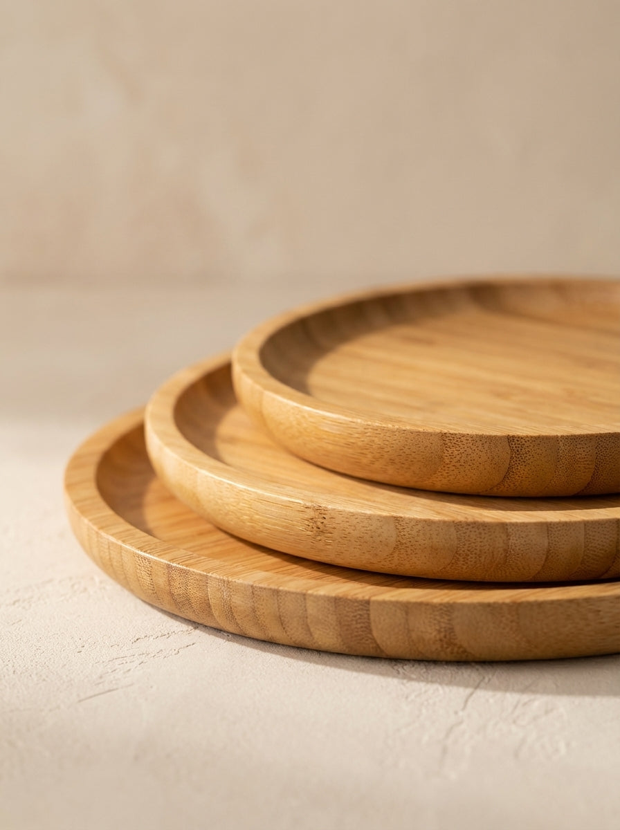 Natural Bamboo Serving Tray