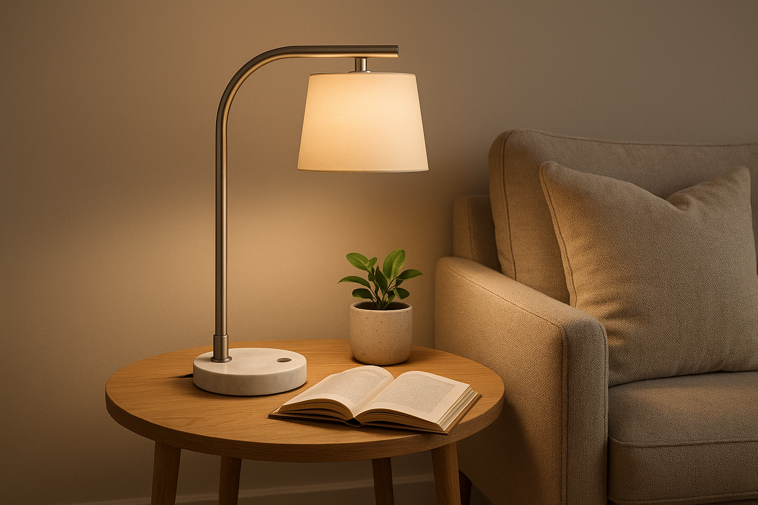 Lumina Arc Modern Table Lamp