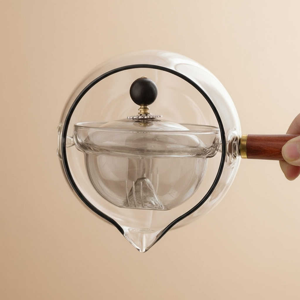 Teapot with clean seamless background